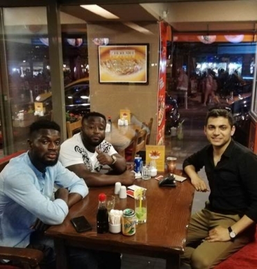 Meeting with Isaac Donkor and Foster Debrah.